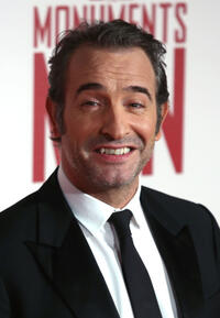 Jean Dujardin at the UK premiere of "The Monuments Men."