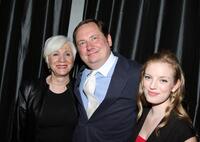 Olympia Dukakis, Stephen Whitty and Sarah Polley at the 2007 New York Film Critic's Circle Awards at Spotlight.