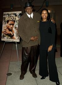 Bill Duke and his wife Shelia Moses at the screening of the 25th Anniversary restrospective of the television series "Roots" at the Academy of Television Arts and Sciences.
