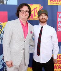 Clark Duke and Seth Green at the 2008 MTV Video Music Awards.