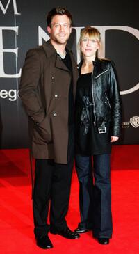 Ken Duken and Larissa Duken at the premiere of "I Am Legend."