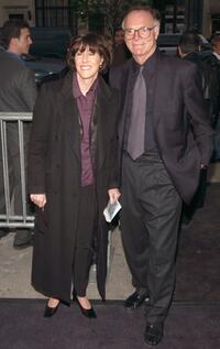Nora Ephron and Nick Pileggi at the premier of "Hollywood Ending".