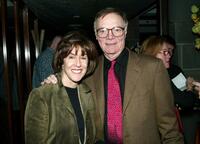 Nora Ephron and Nick Pileggi at the premiere screening of "Normal".