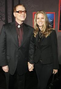 Danny Elfman and Bridget Fonda at the premiere of "The Nightmare Before Christmas 3D".