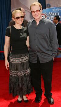 Danny Elfman and Bridget Fonda at the premiere of "Meet The Robinsons".