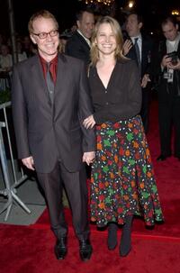 Danny Elfman and Bridget Fonda at the premiere of "Red Dragon".