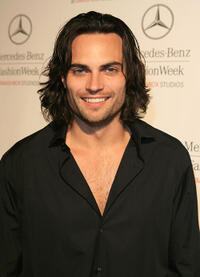 Scott Elrod at the Smashbox Studios during the day 3 of Mercedes-Benz Fashion Week.