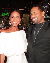 Joy Bryant and Mike Epps at the premiere of "Welcome Home Roscoe Jenkins."