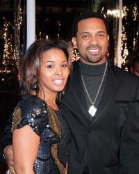 Mike Epps and his wife Michelle McCain at the premiere of "Welcome Home Roscoe Jenkins."