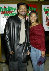 Mike Epps and Michele at the premiere of "Friday After Next."