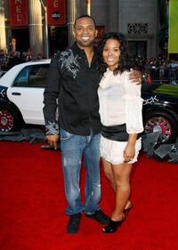 Mike Epps and Michelle Epps at the premiere of "Hancock."