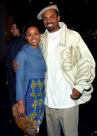 Michelle and Mike Epps at the premiere of "Tupac Resurrection."