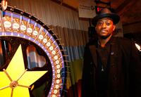Omar Epps at the charity wheel during the FOX Fall Eco-Casino party.