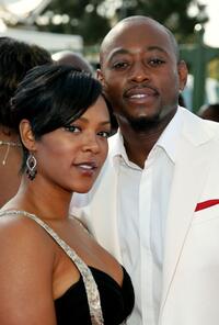 Omar Epps and wife Keisha Spivey at the 38th annual NAACP Image Awards.