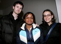 Director Ryan Fleck, Shareeka Epps and writer Anna Boden at the screening of "Half Nelson."