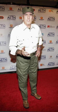R. Lee Ermey at the A&E Television Networks Upfront celebration.