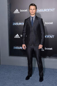 Ansel Elgort at the New York premiere of "The Divergent Series: Insurgent."