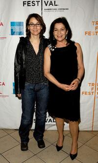 Angelina Maccarone and Hannelore Elsner at the premiere of "Vivere" during the 2007 Tribeca Film Festival.