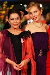 Hannelore Elsner and Nadja Uhl at the 58th Berlinale Film Festival.