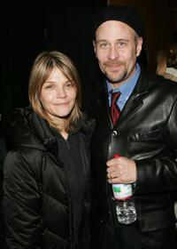 Kathryn Erbe and Terry Kinney at the after party for the opening night of "After Ashley".