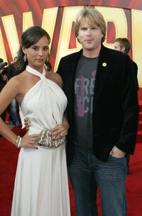 Cary Elwes and wife Lisa Marie Kurbikoff at the 2005 MTV Movie Awards.