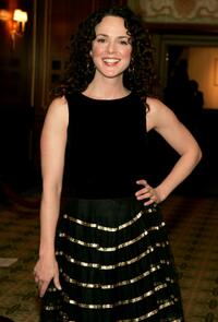 Melissa Errico at the Drama League's salute to Betty Comden and Adolph Green.
