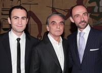 Khalid Abdalla, Homayoun Ershadi and Shaun Toub at the premiere of "The Kite Runner."