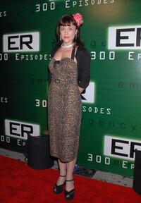 Christine Elise at the celebration of the 300th episode of "ER."