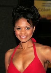 Kimberly Elise at the Broadway opening of "The Color Purple" in N.Y.