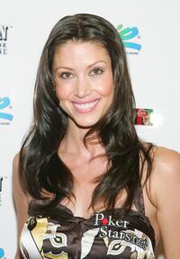 Shannon Elizabeth at the Ante Up for Africa celebrity poker tournament during the World Series of Poker.