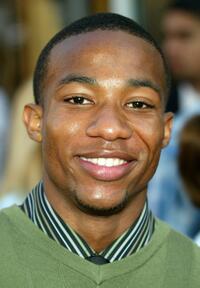 Arlen Escarpeta at the premiere of "Cinderella Man."