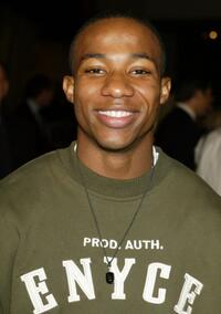 Arlen Escarpeta at the premiere of "Paycheck."