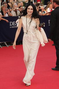 Ronit Elkabetz at the premiere of "Miracle At St. Anna" during the 34th US Film Festival.