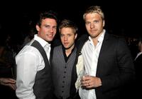 Ethan Erickson, Shaun Sipos and David Paetkau at the CBS, CW, CBS Television Studios and Showtime TCA party.