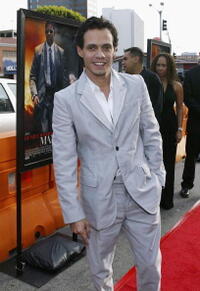 Marc Anthony at the Westwood premiere of "Man on Fire."