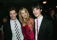 Shaun Evans, Lucy Punch and Tom Sturridge at the opening night party of 2004 Toronto International Film Festival.