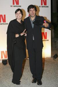 Anna and Pierfrancesco Favino at the party to promote "N (Io e Napoleone)" during the Rome Film Festival (Festa Internazionalel di Roma).