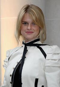 Alice Eve at the Vogue and Burberry's cocktail reception during the "Fashion's Night Out."
