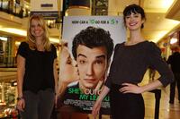 Alice Eve and Krysten Ritter at the "She's Out of My League" Film StyleBoston TV Segment with Miss Massachusetts 2010.