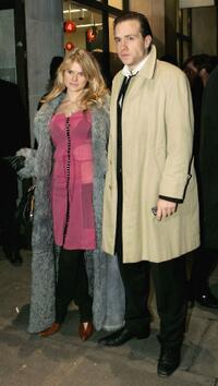 Alice Eve and Rafe Spall at the UK premiere of "Stoned."