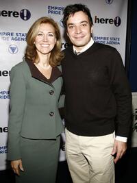 Silda Wall and Jimmy Fallon at the Empire State Pride Agenda's 15th Annual Fall Dinner.