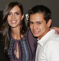 Paola Mendoza and Jorge Adrian Espindola at the premiere of "Padre Nuestro" during the 2007 Sundance Film Festival.