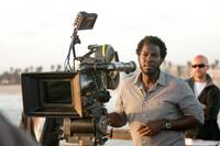 Director Rick Famuyiwa on the set of "Our Family Wedding."