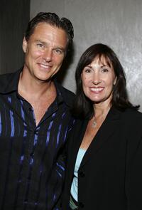 Greg Evigan and Pam Evigan at the premiere of "Boynton Beach Club."