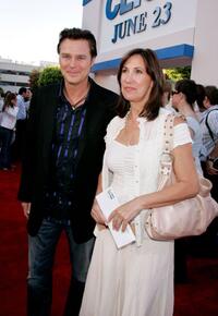 Greg Evigan and Guest at the premiere of "Click."