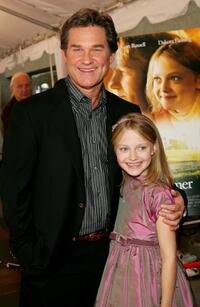 Kurt Russell and Dakota Fanning at the premiere of "Dreamer: Inspired By A True Story" during the 2005 Toronto International Film Festival.