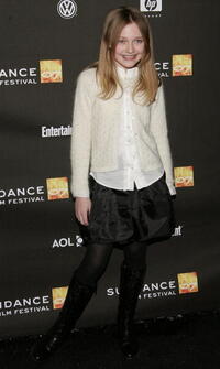 Dakota Fanning at the premiere of "Hounddog" during the 2007 Sundance Film Festival.