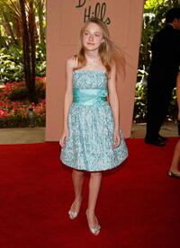 Dakota Fanning at the Hollywood Foreign Press Association's Annual summer luncheon.