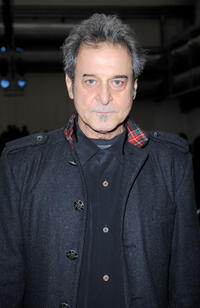 Ennio Fantastichini at the Costume National Homme Milan Fashion Week Menswear Autumn/Winter 2011 show in Italy.