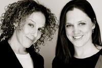 Director Heidi Ewing and Rachel Grady on the set of "Freakonomics."